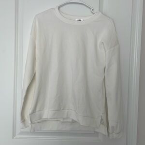 Girls size Large split hem sweatshirt. NWT.